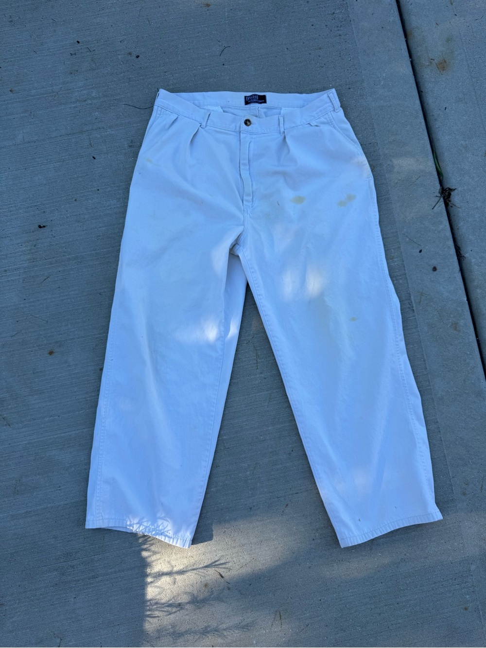 Vintage Polo Ralph Lauren 90s Chino Pants 31x26 Made In USA
